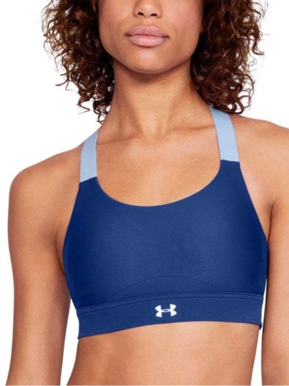 🔥 Under Armour Eclipse High-Impact Cobalt Blue Sports Bra - Size 32D